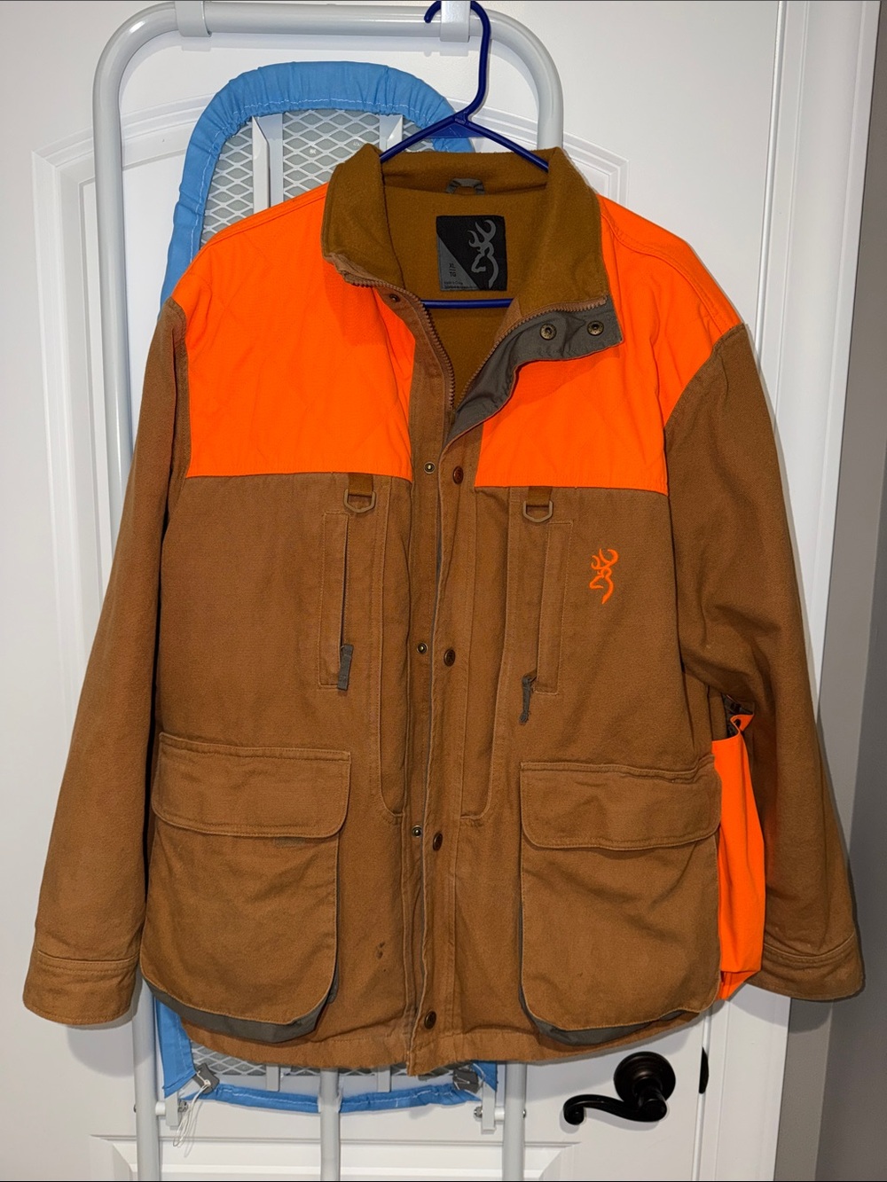 Browning Men’s Brown and Orange Field Jacket